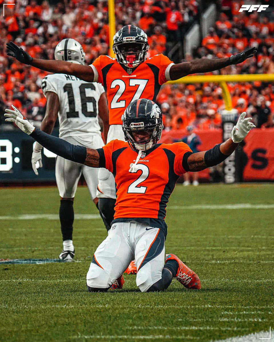 Broncos_ Defensive_ Celebration_ P F F Wallpaper