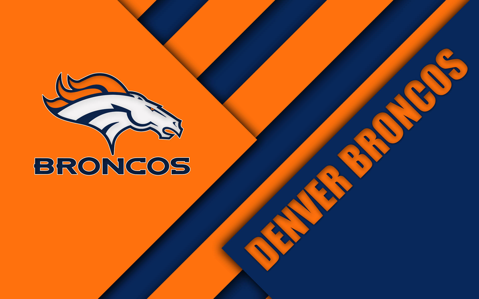 Broncos Team Logo Art Wallpaper