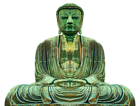Bronze Buddha Statue PNG