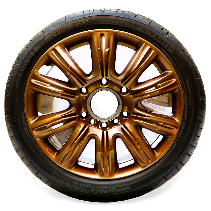 Bronze Car Wheel Png 24 PNG