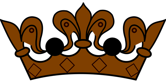 Bronze Crown Silhouette PNG