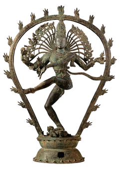 Bronze Nataraja Dancing Shiva Statue PNG