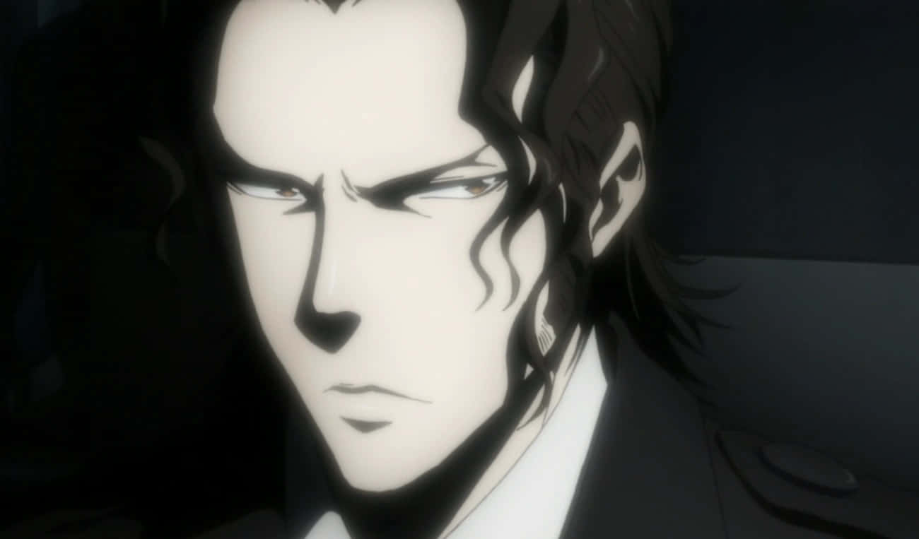 Brooding Anime Character Wallpaper