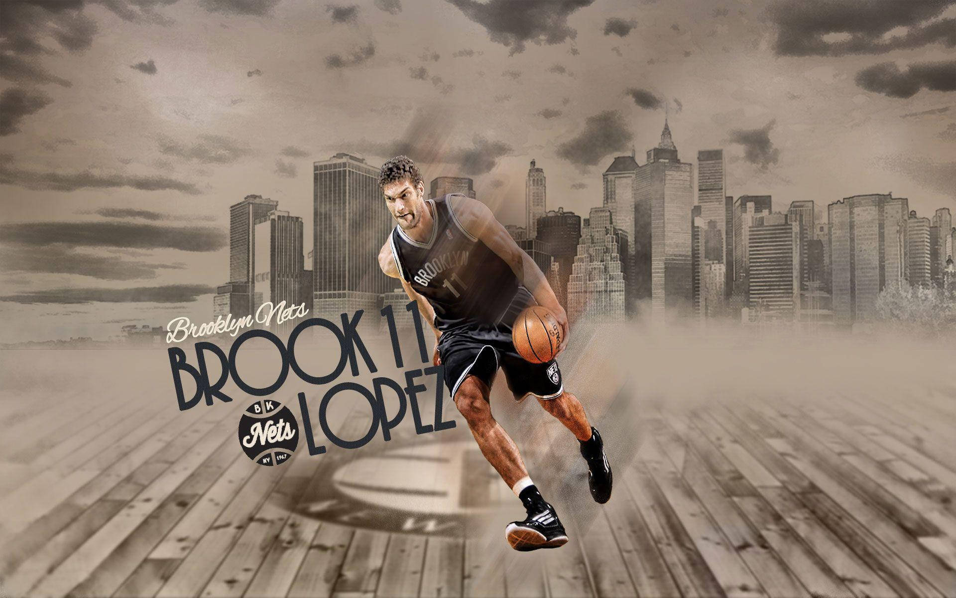 Brook Lopez Digital Cover Wallpaper
