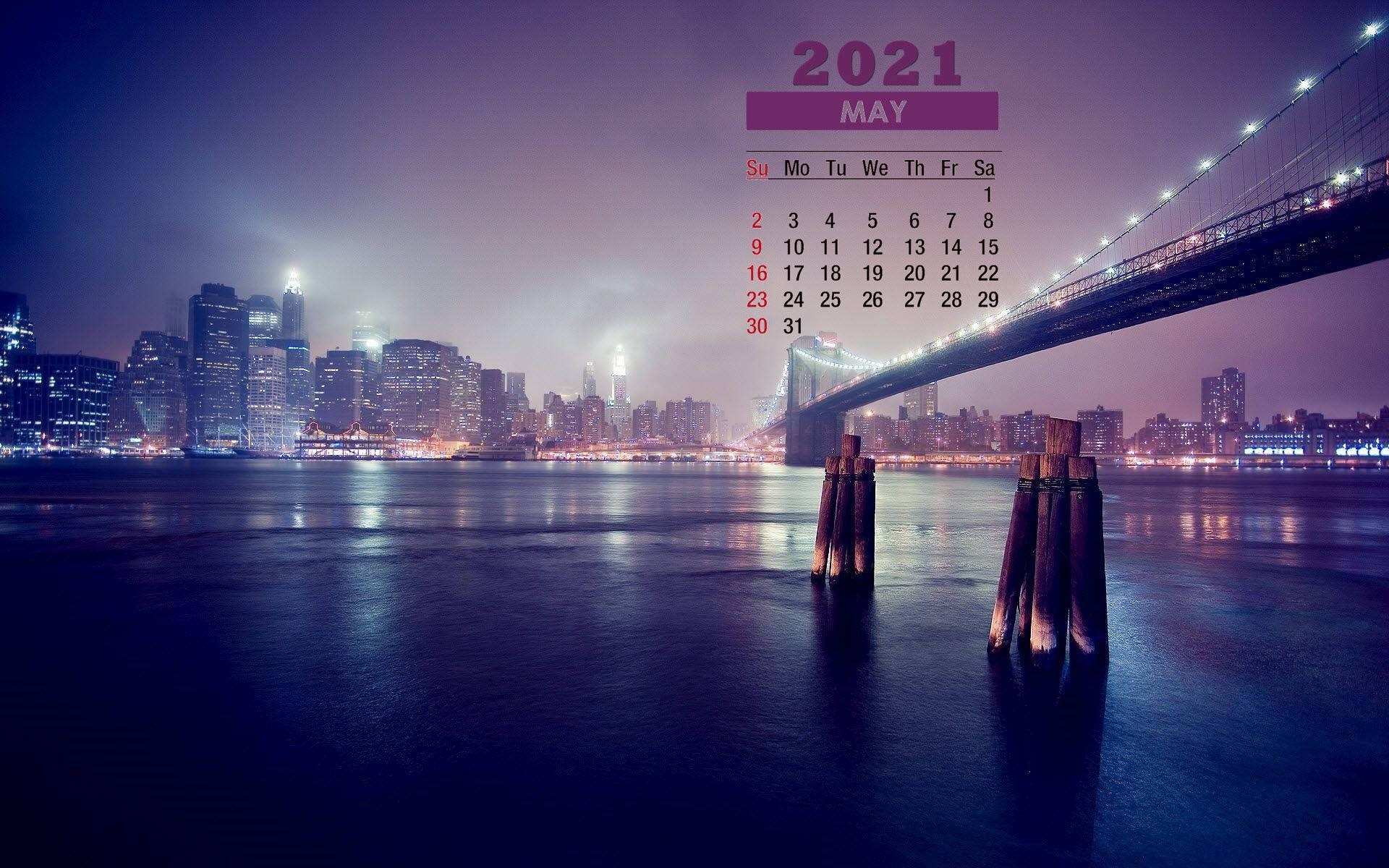 Brooklyn Bridge Park May Calendar 2021