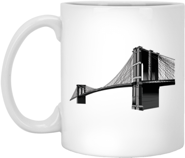 Brooklyn Bridge Printed Mug PNG