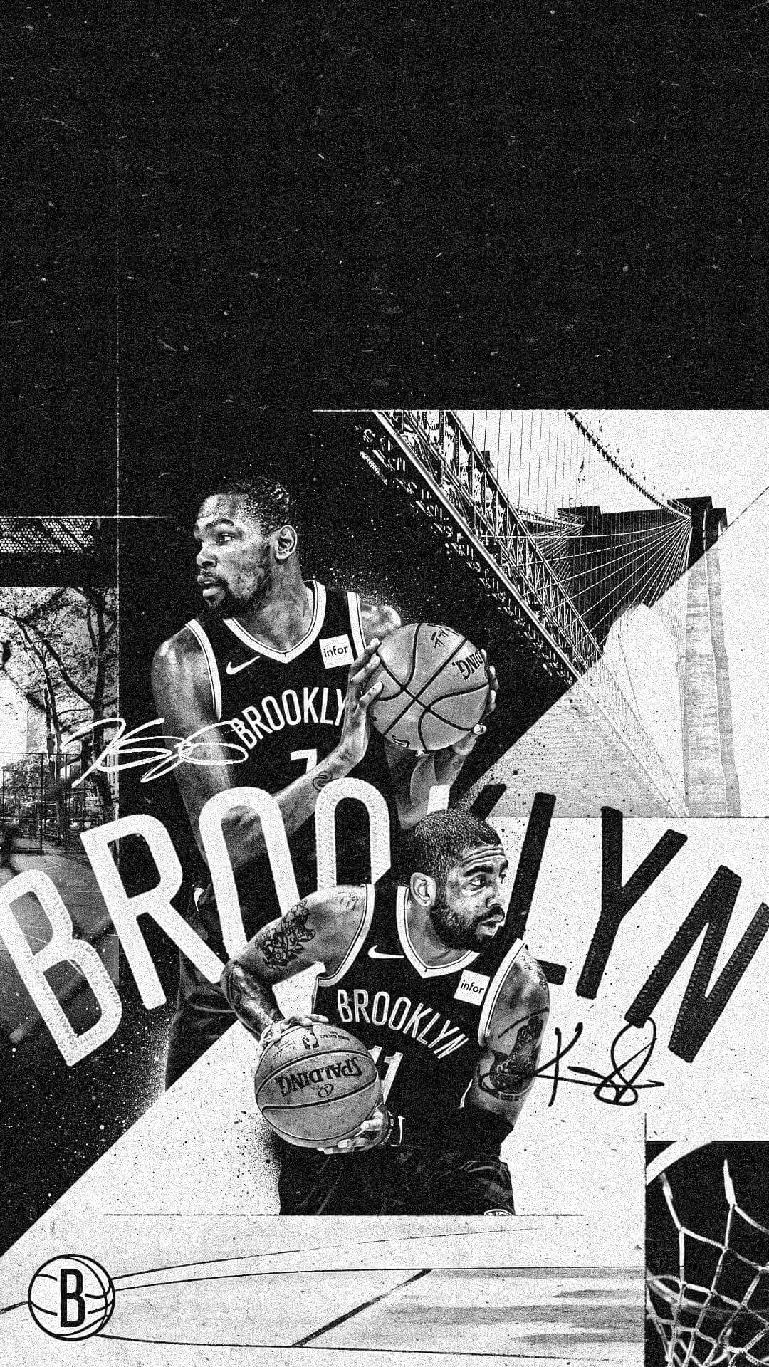 Losbrooklyn Nets Traen El Baloncesto Al Distrito De Brooklyn.