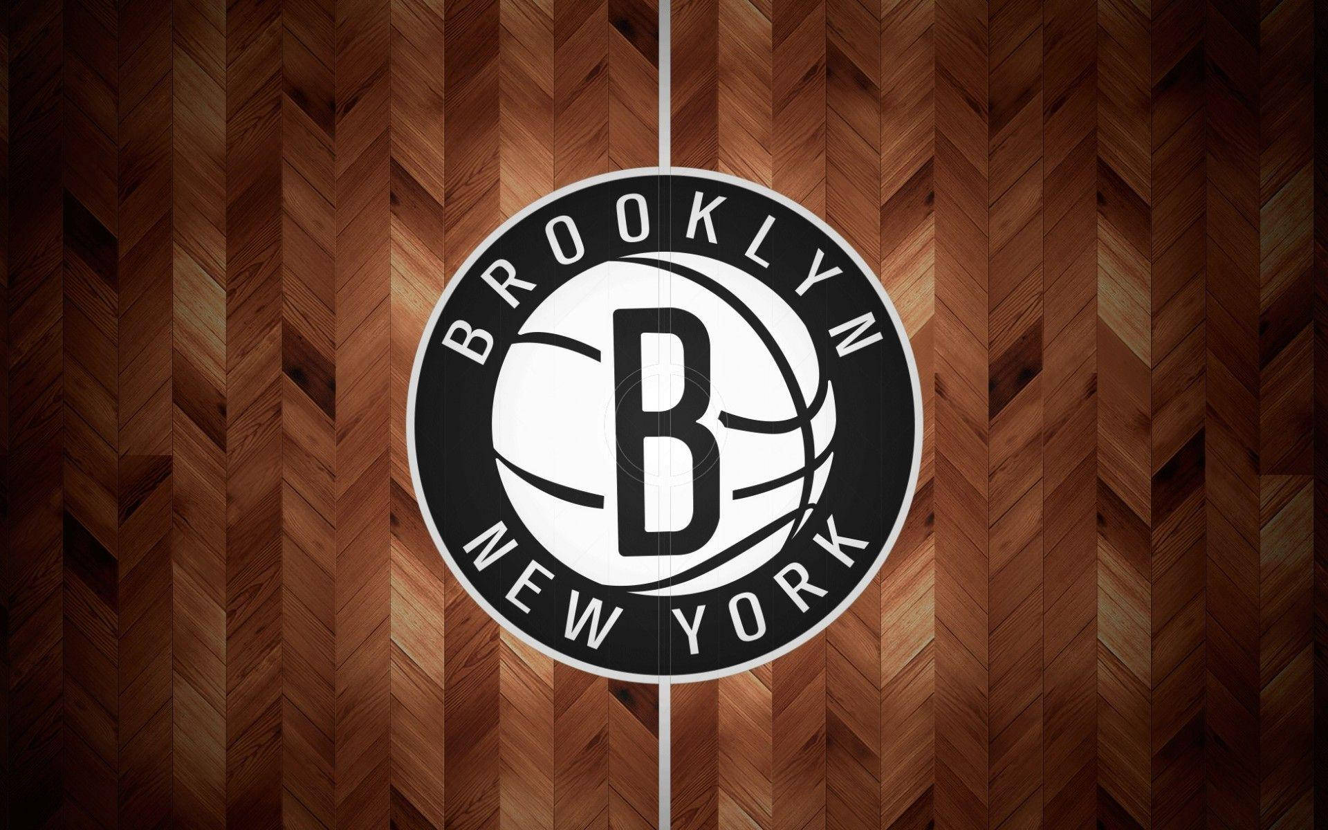 Einfachesfanart Der Brooklyn Nets Wallpaper