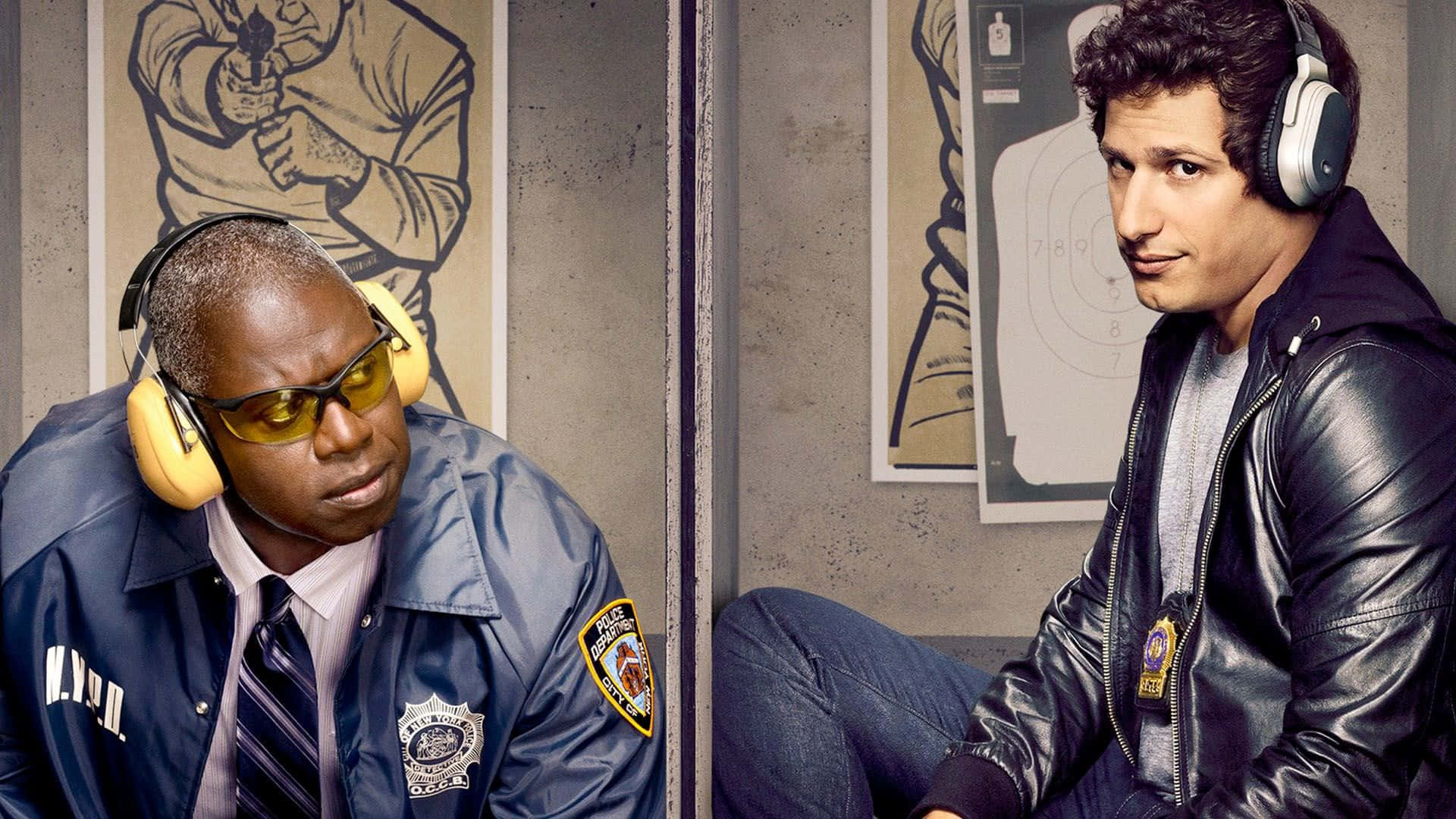 The Brooklyn Nine-Nine Take Fake Mustaches Very Seriously