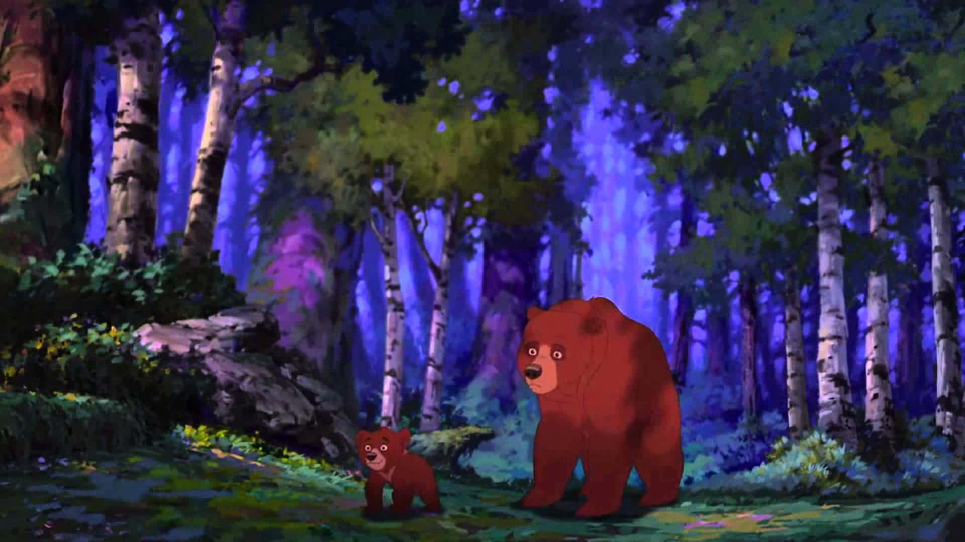 A peaceful moment of Brother Bear