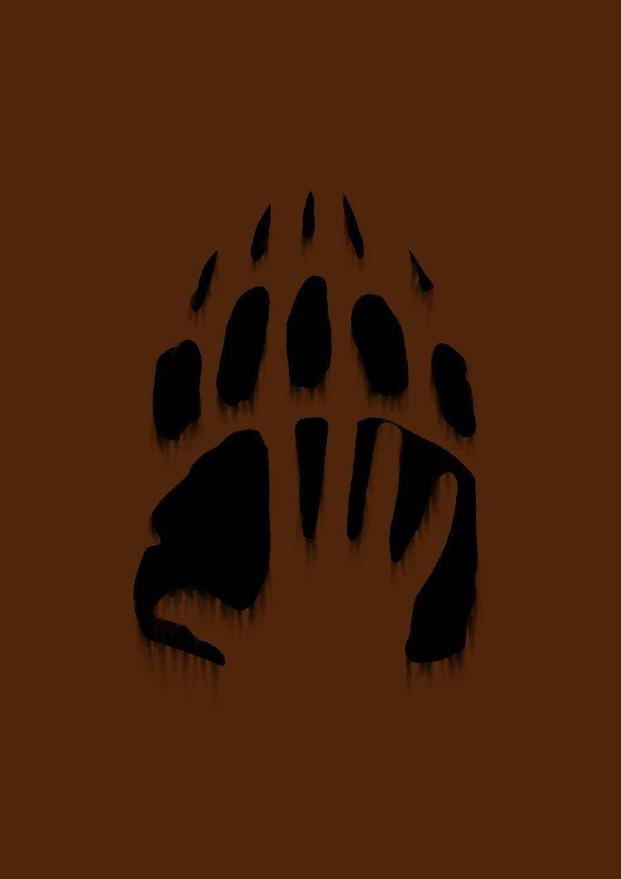 Brother Bear Pawprint And Handprint Background