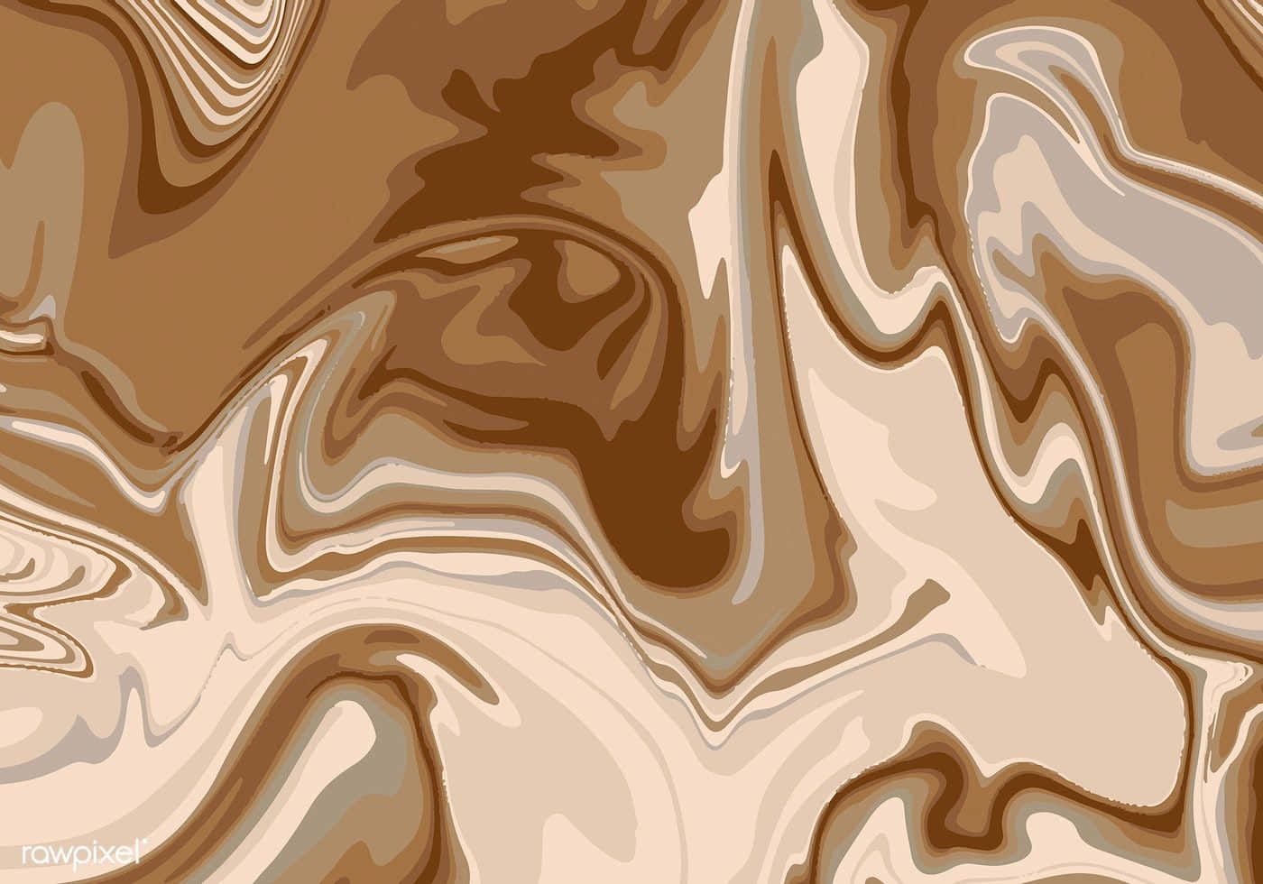 Sleek Brown Abstract Wallpaper Wallpaper