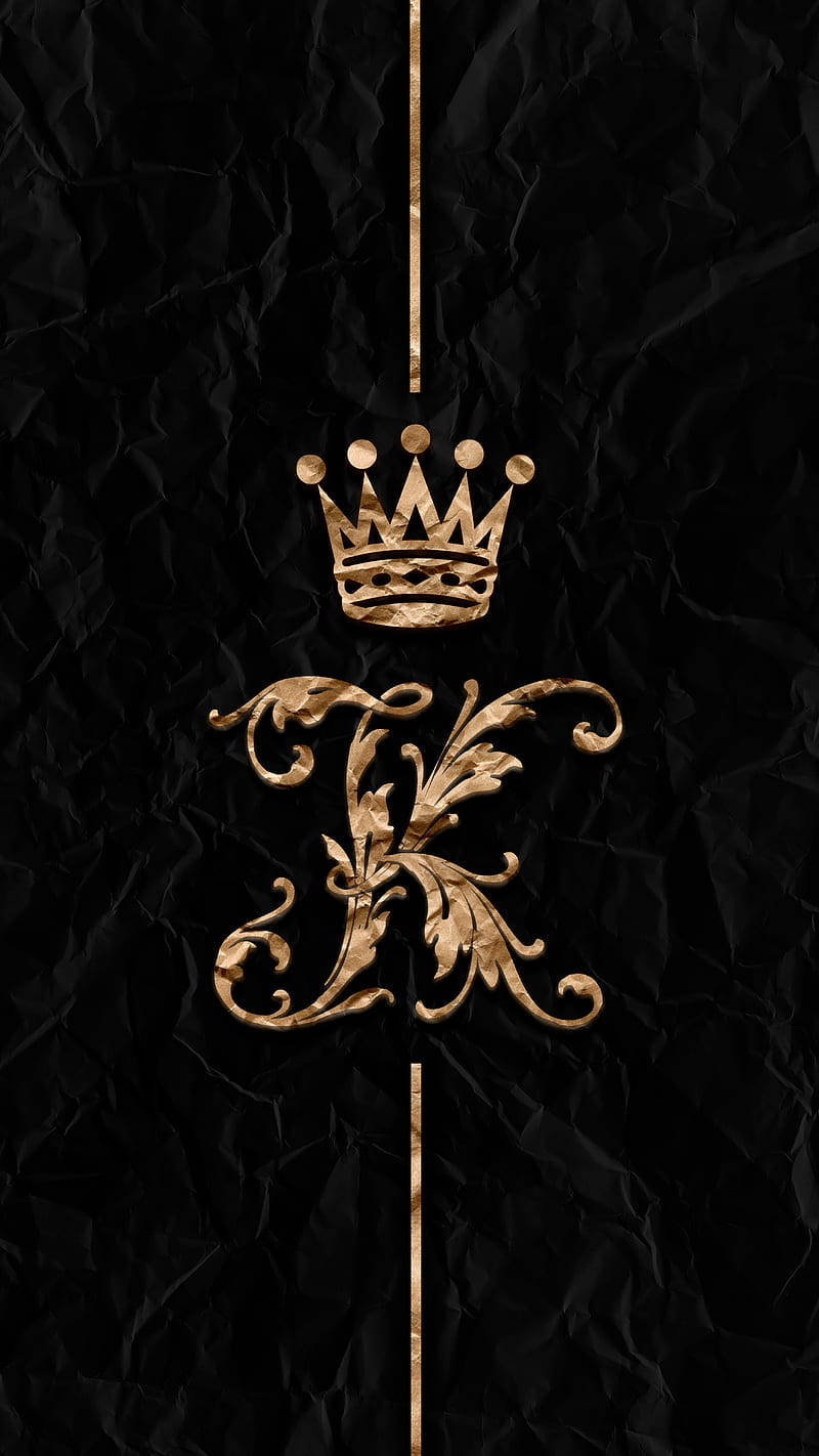 Brown And Black King And Queen Crown Wallpaper