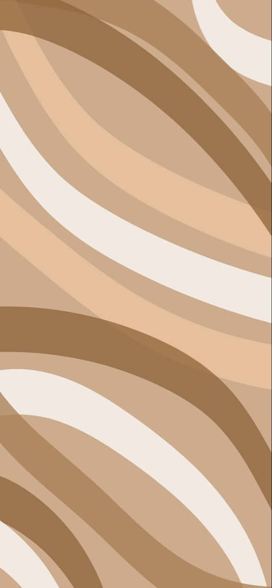 En subtil og stilfuld kombination af brun og guld. Wallpaper