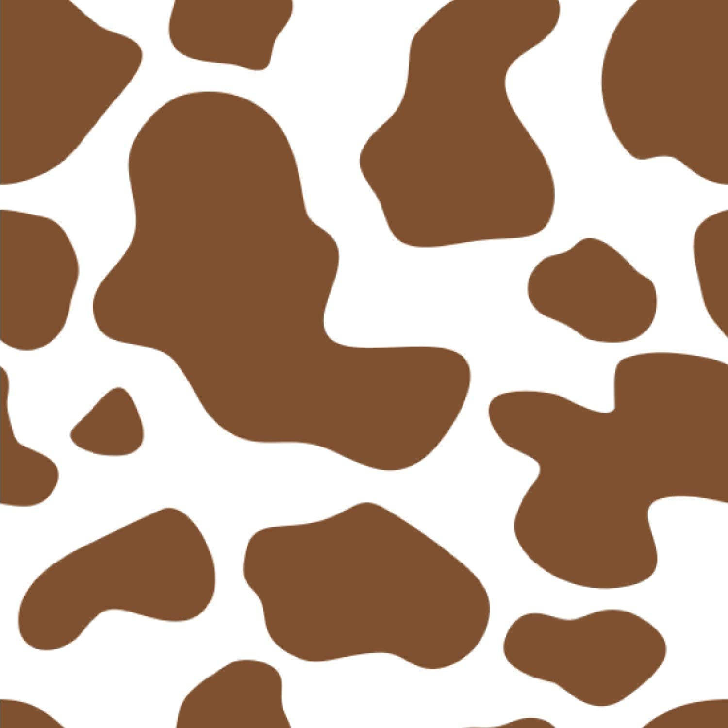 Brown And White Cow Pattern