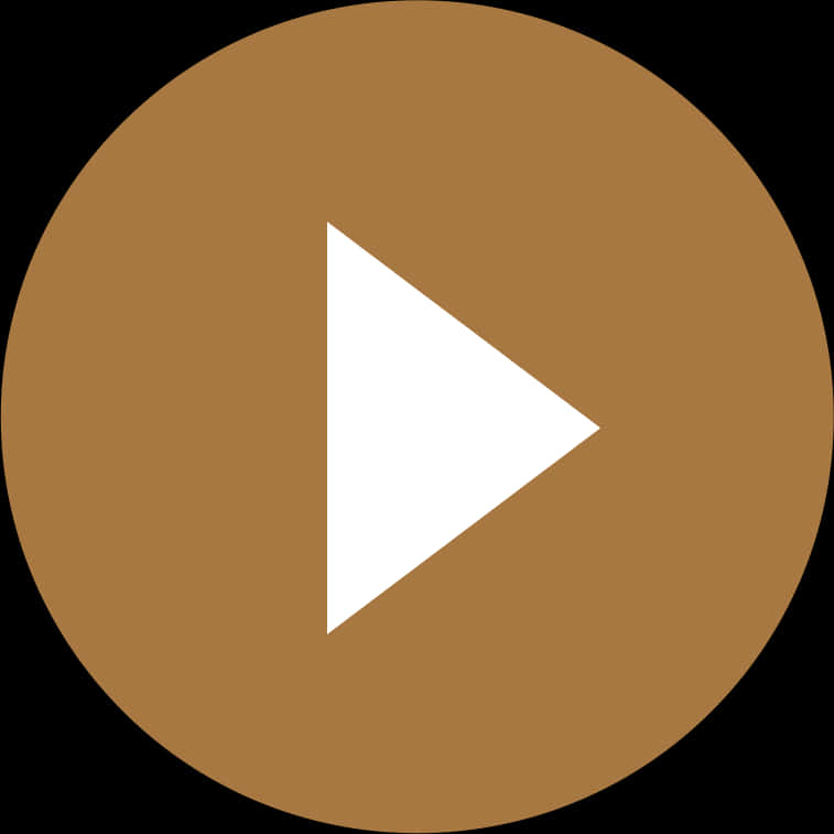 Brown Background Play Icon PNG