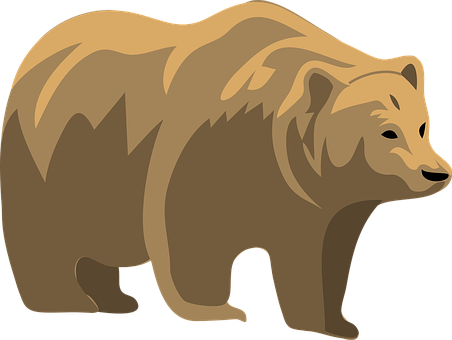 Brown Bear Graphic PNG