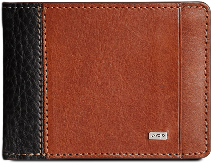 Brown Black Leather Wallet PNG