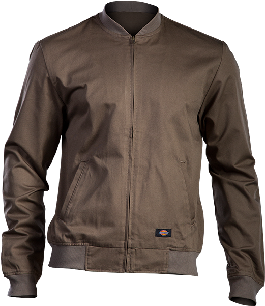 Brown Bomber Jacket Product Photography PNG