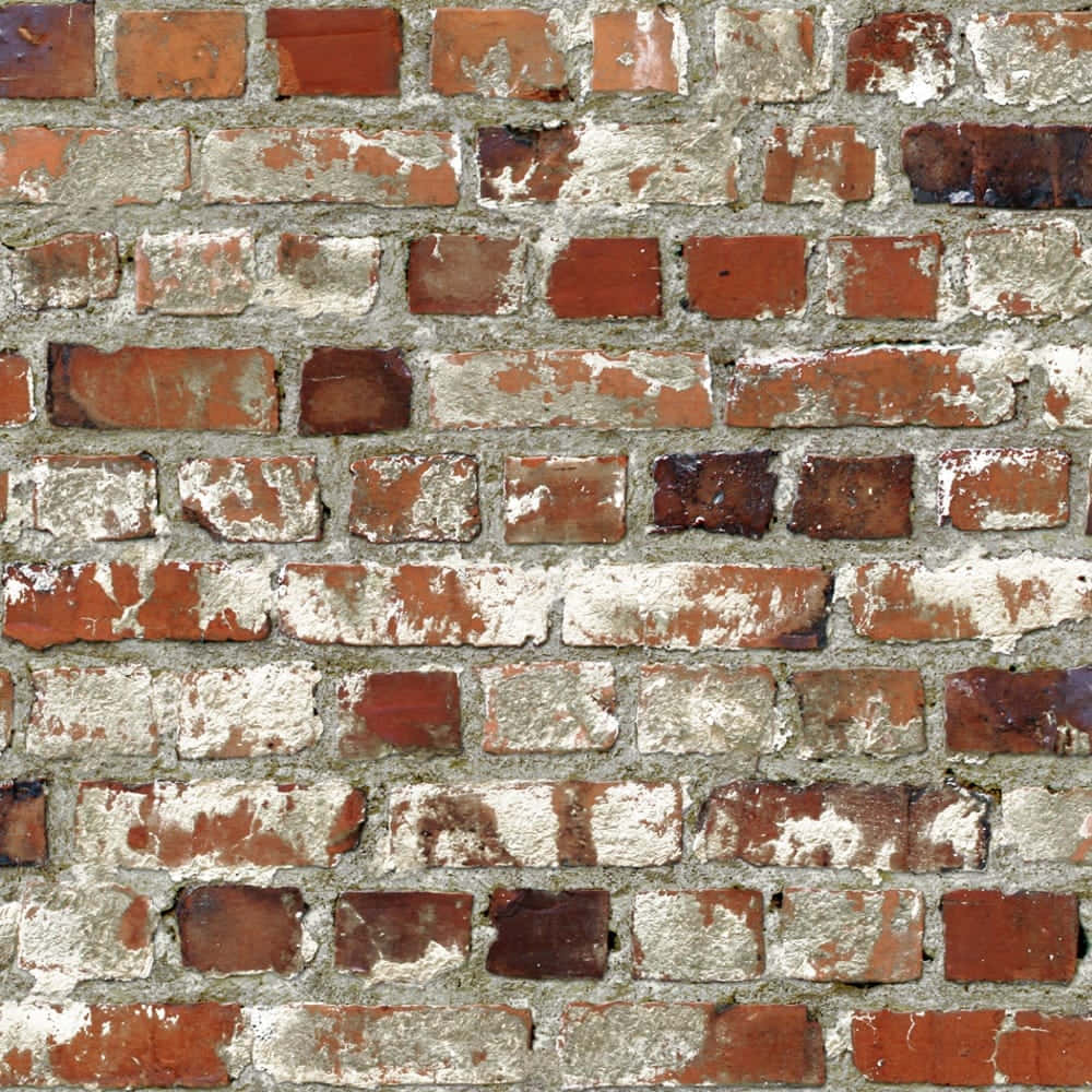 Close-up of a Brown Brick Wall Wallpaper