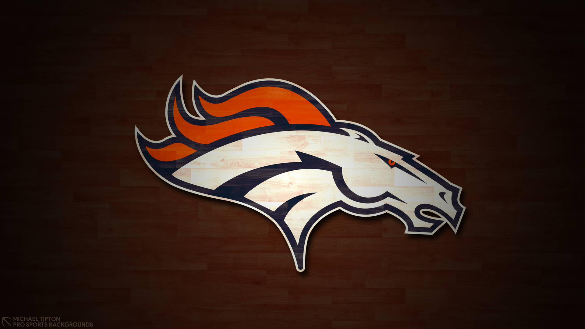 Brown Broncos Team Logo Wallpaper