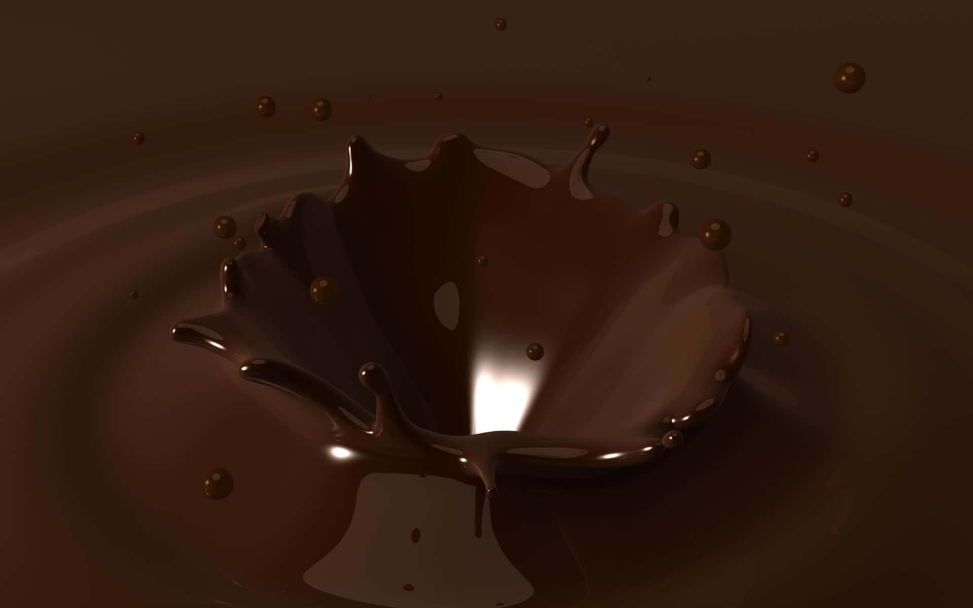 Deliciadecadente De Chocolate Marrón Fondo de pantalla