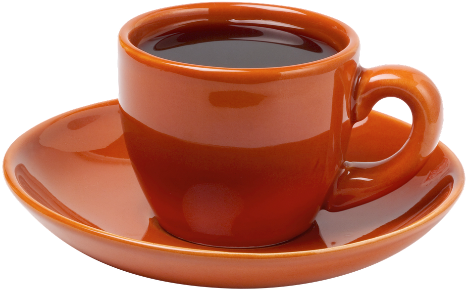 Brown Coffee Cupon Saucer PNG