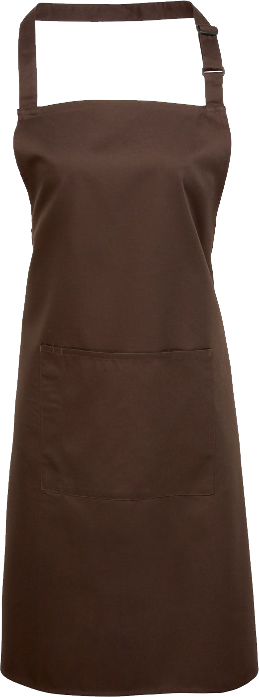 Brown Cotton Apron PNG