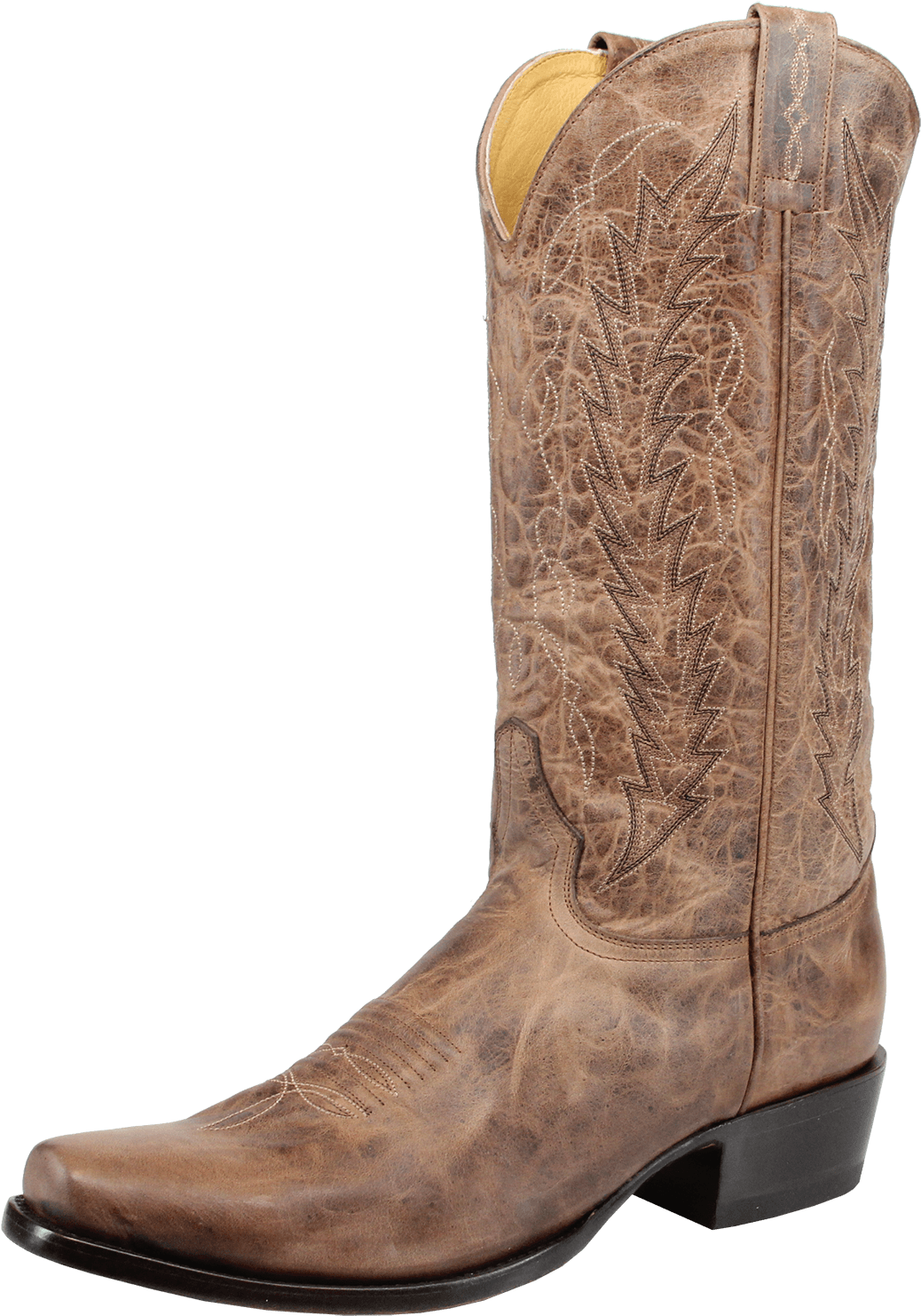 Brown Cowboy Boot Single PNG