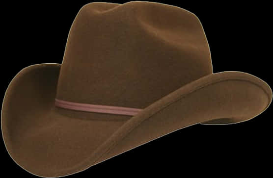 Brown Cowboy Hat Isolated PNG