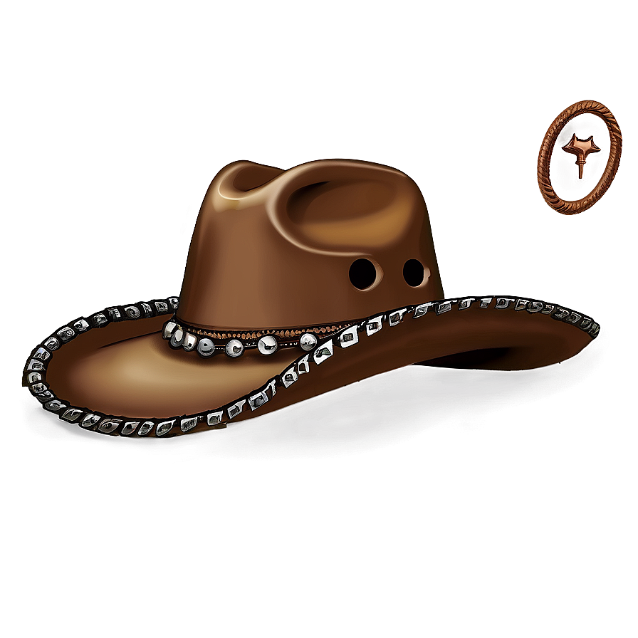 Brown Cowboy Hat Transparent Png 05262024 PNG