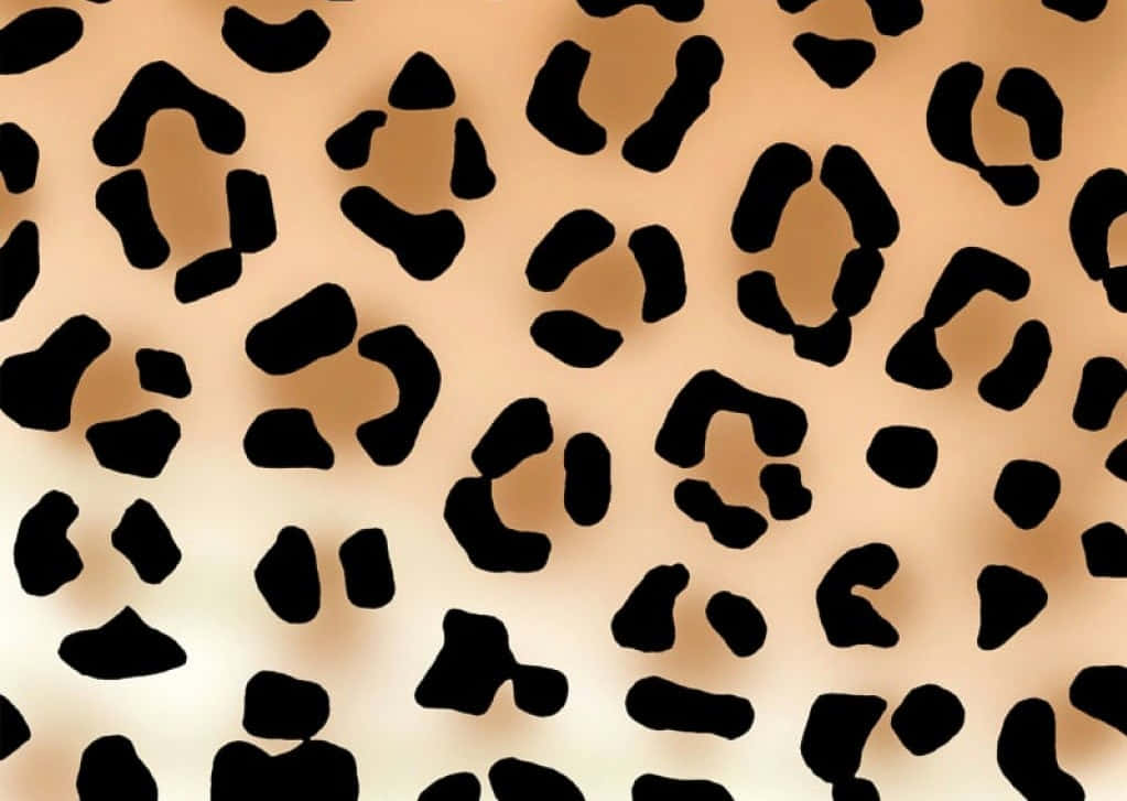Brunsöt Cheetah-mönster Zooma Wallpaper