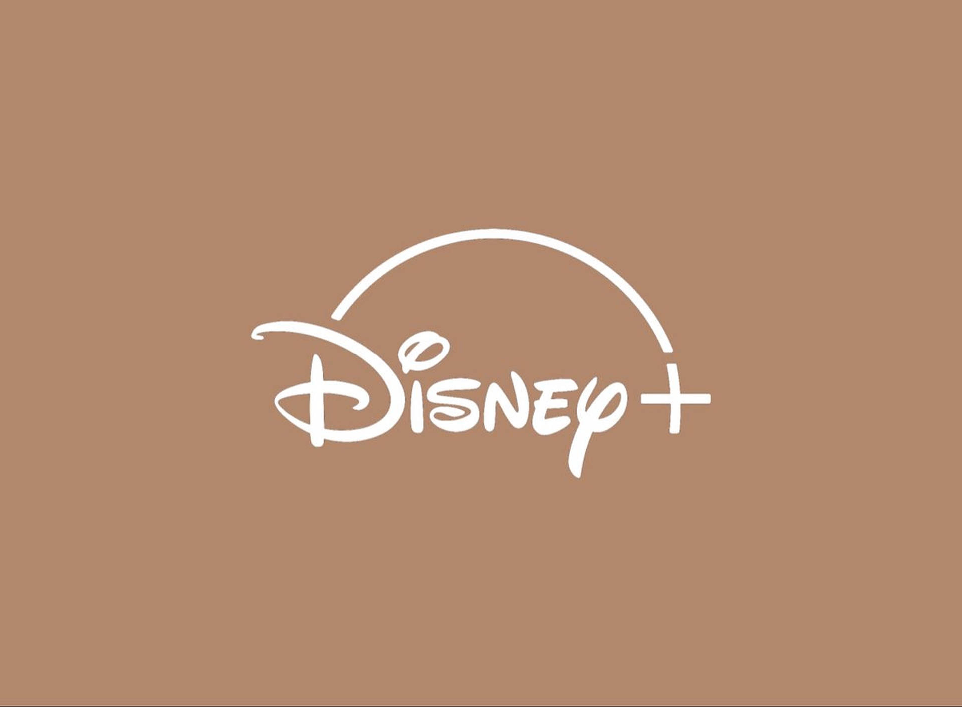 Brown Disney Logo Wallpaper