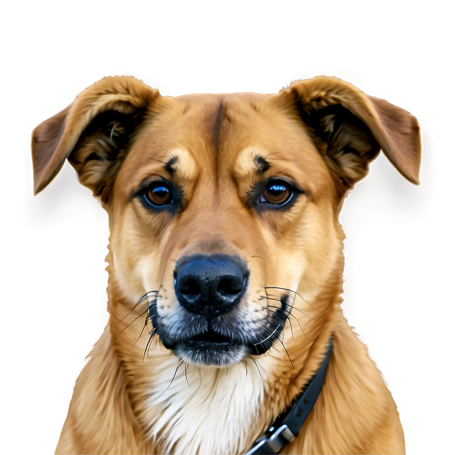 Brown Dog Face Artwork Png 24 PNG