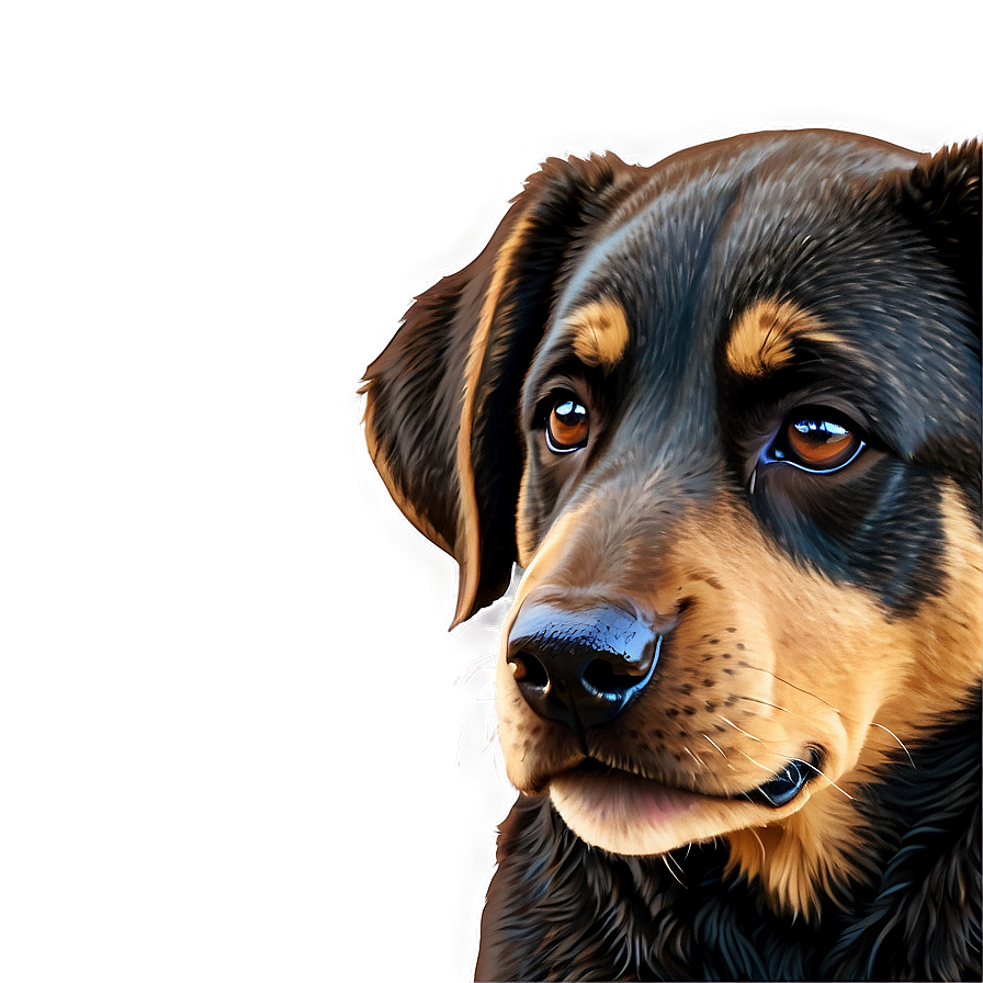 Brown Dog Face Artwork Png 65 PNG