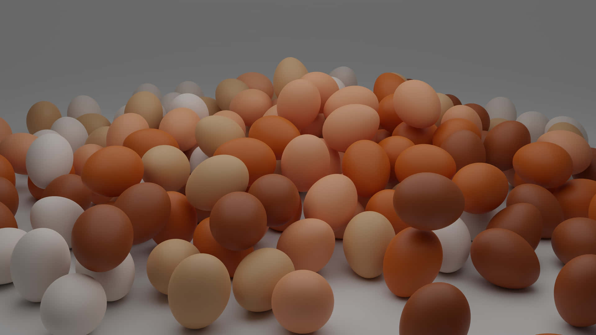 A carton of farm-fresh brown eggs Wallpaper