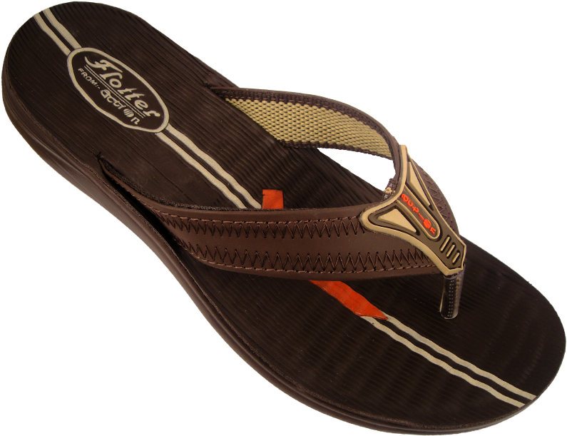 Brown Flip Flop Sandal PNG