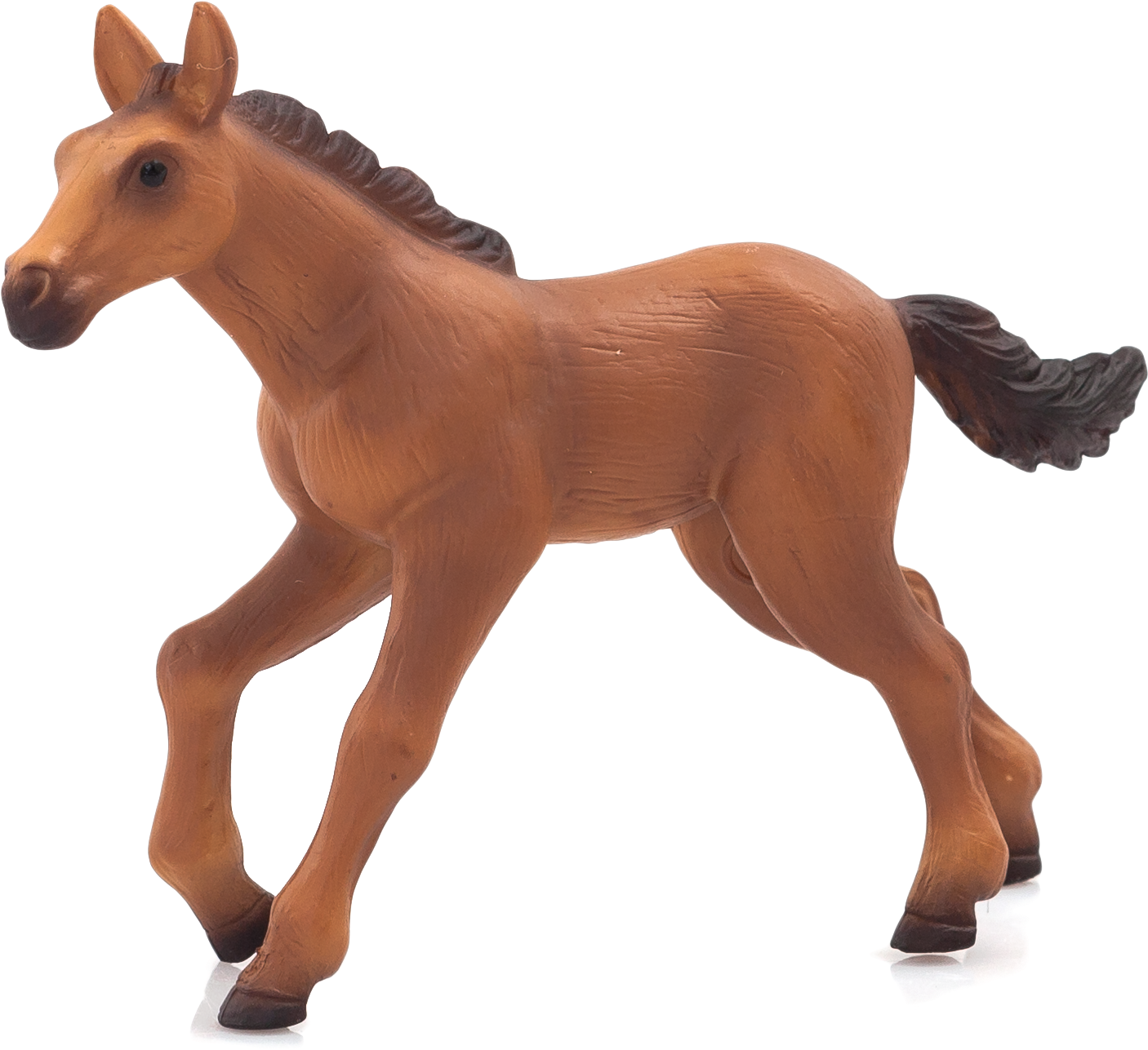 Brown Foal Figurine Image PNG