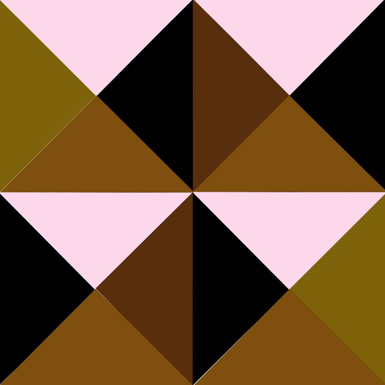 Brown Geometric 1280 X 1280 Wallpaper Wallpaper