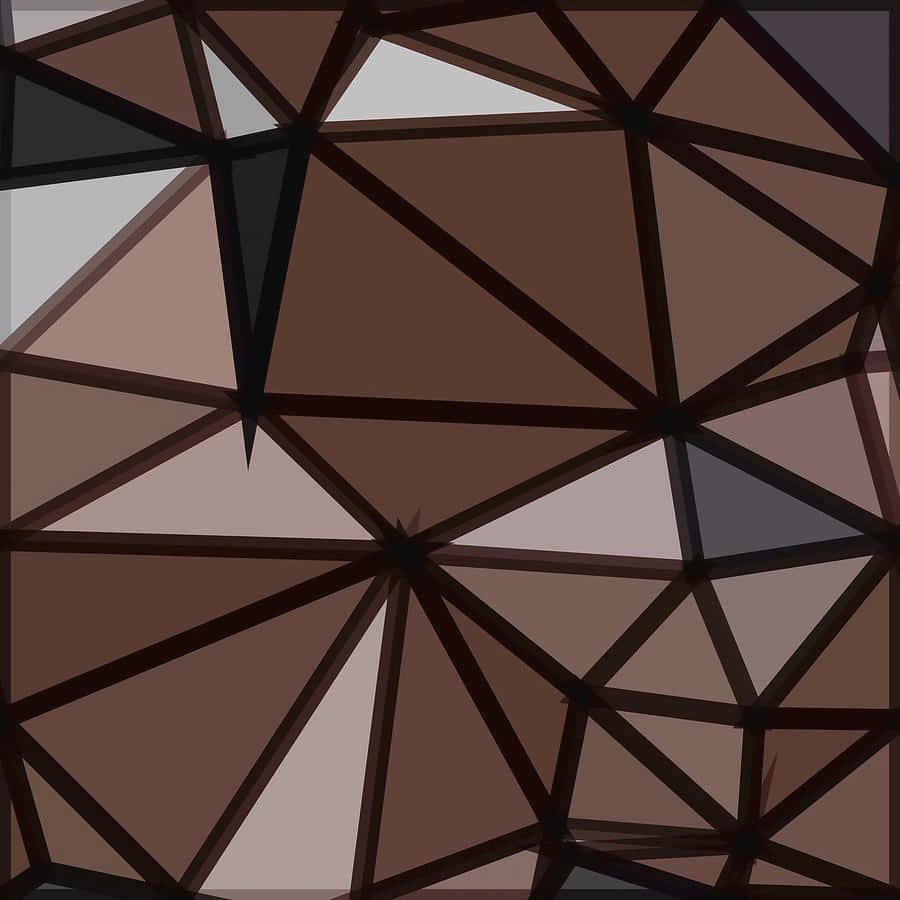 Brown Geometric 900 X 900 Wallpaper Wallpaper