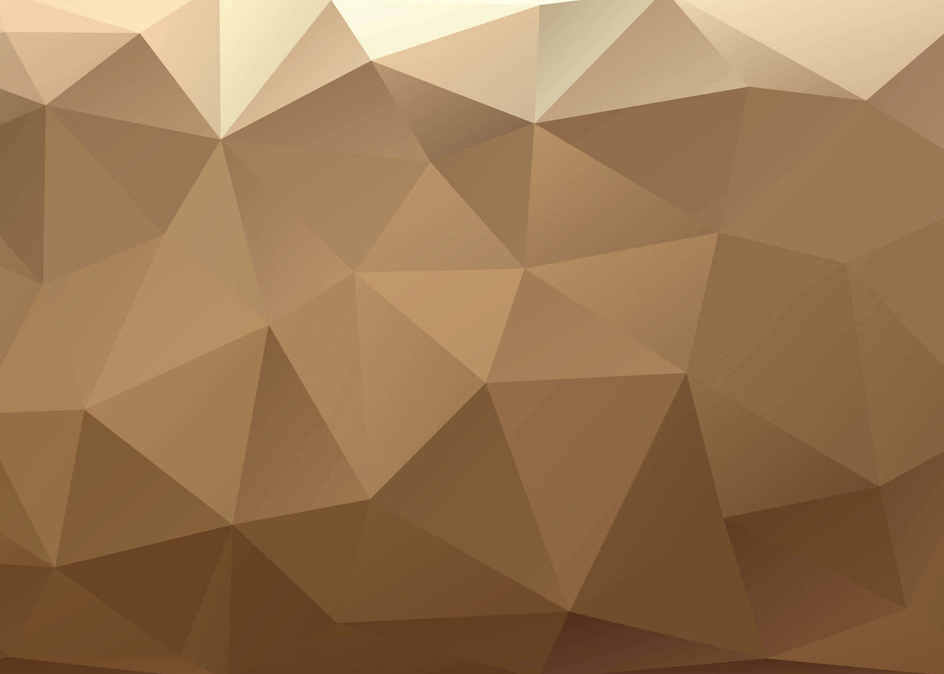 Brown Geometric Polygon Background Wallpaper