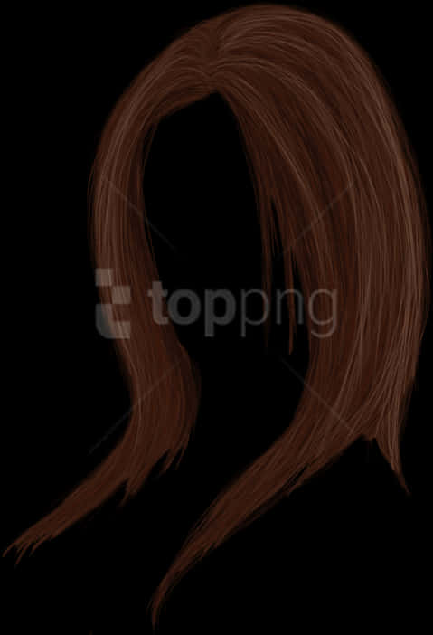 Brown Hair P N G Overlay PNG