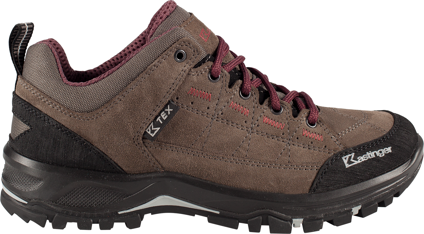 Brown Hiking Boot Side View PNG