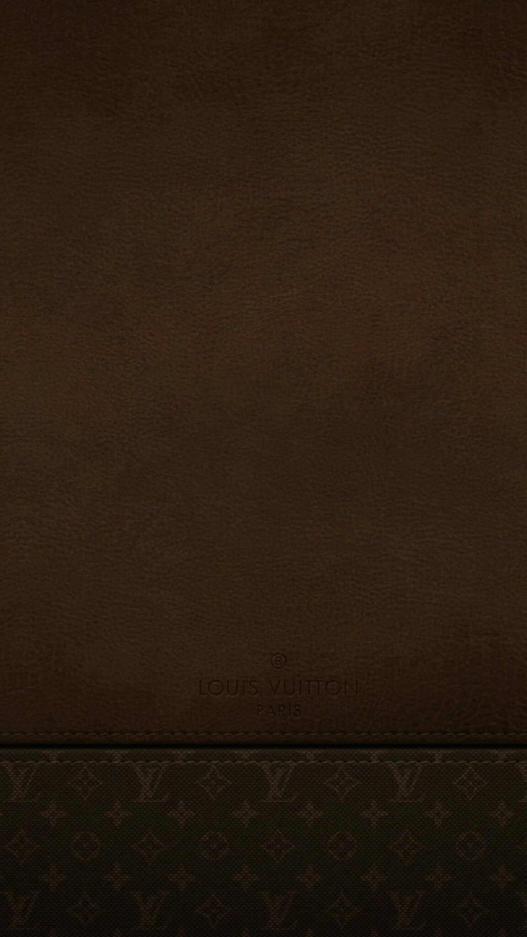 Stylish brown leather texture Wallpaper