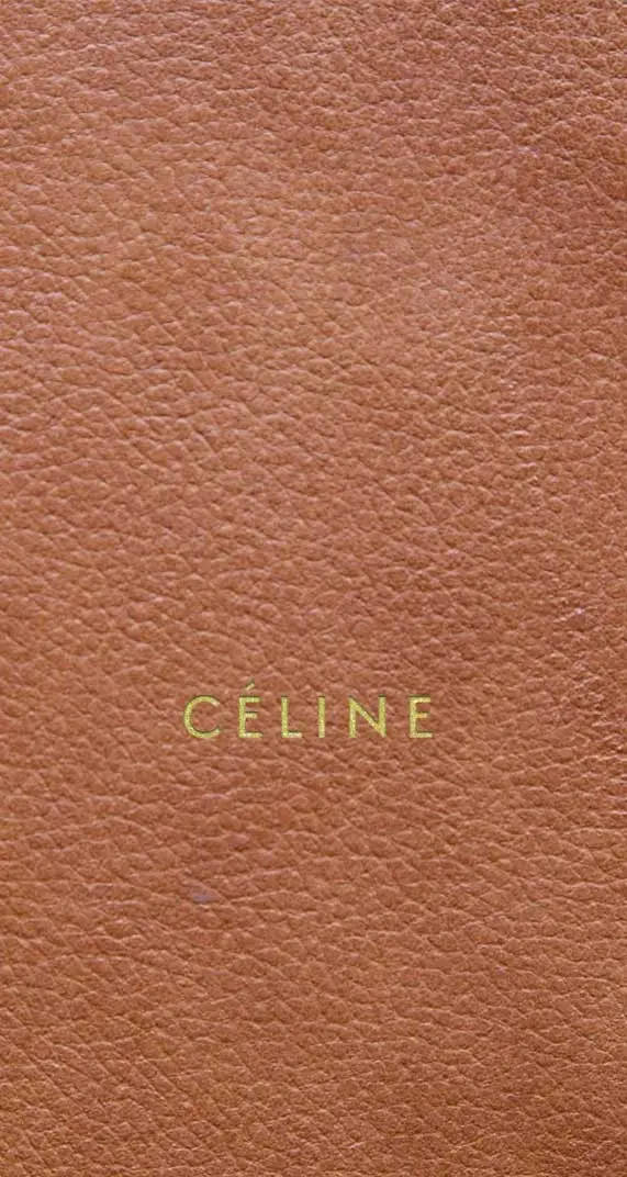 Brown Leather Celine Wallpaper