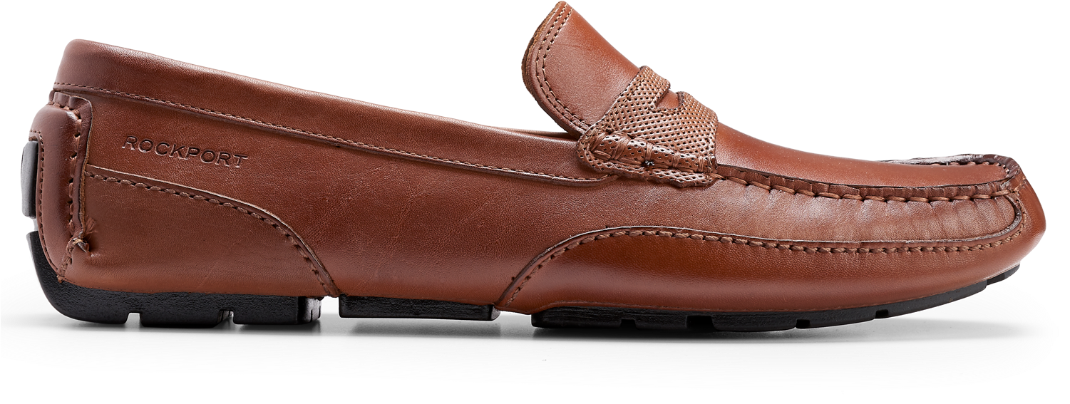 Brown Leather Loafer Shoe SVG