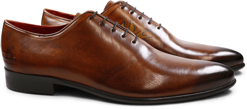 Brown Leather Oxford Shoes PNG