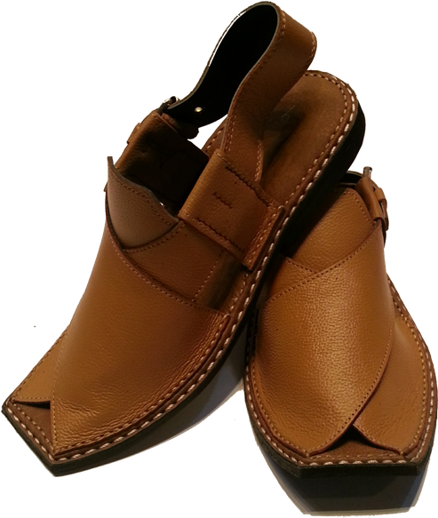 Brown Leather Sandals Product Photo PNG