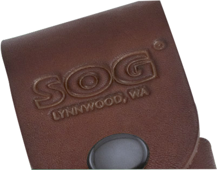 Brown Leather Wallet Brand Embossed PNG