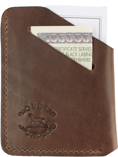 Brown Leather Walletwith Cash PNG